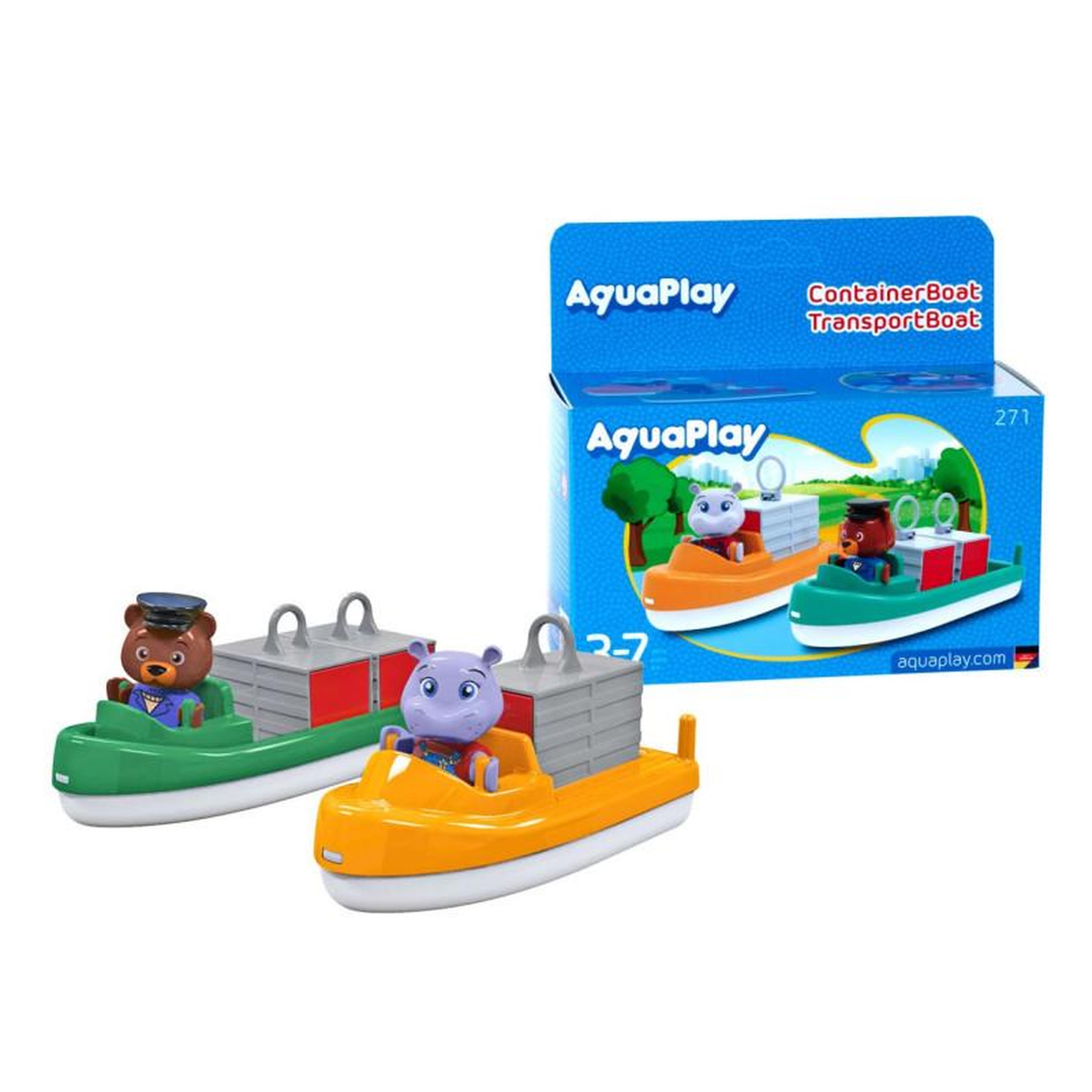 Voir la diapositive 3 : Aquaplay Aquaplay 271 - Cargo boats, 2pcs. 271