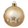 Voir la diapositive 6 : ATMOSPHERA Lot de 25 Boules de Noël  Maison des Couleurs  6cm Or & Blanc