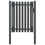 Voir la diapositive 1 : VIDAXL Portail de cloture de jardin Acier 1x1,7 m Anthracite