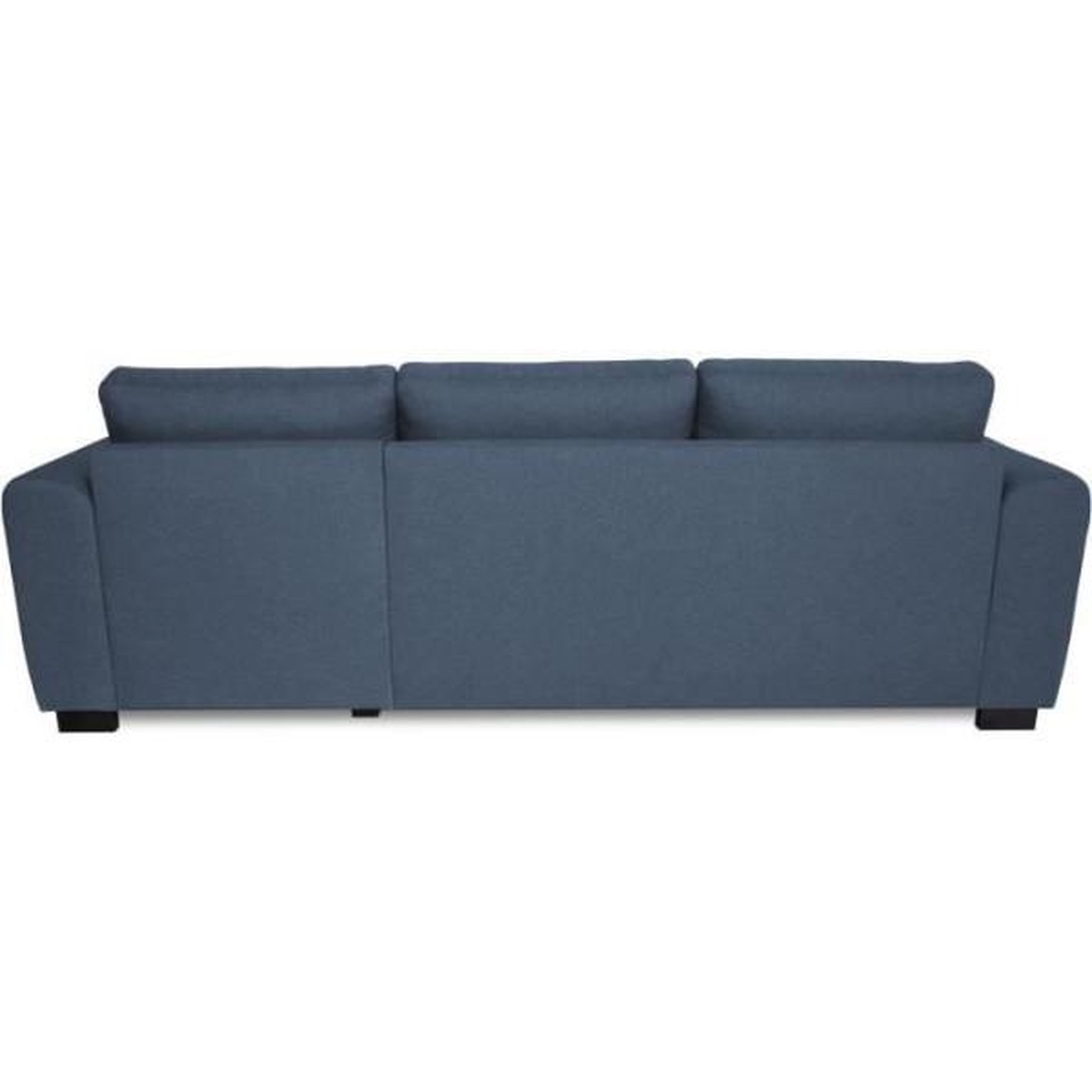 Voir la diapositive 5 : MARKET24 Canapé d'angle fixe réversible 4 places - Tissu Bleu - L245 x P150 x H86 cm - HAMILTON - Fabriqué en Ukraine