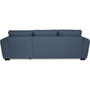 Voir la diapositive 5 : MARKET24 Canapé d'angle fixe réversible 4 places - Tissu Bleu - L245 x P150 x H86 cm - HAMILTON - Fabriqué en Ukraine