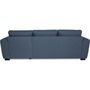 Voir la diapositive 5 : MARKET24 Canapé d'angle fixe réversible 4 places - Tissu Bleu - L245 x P150 x H86 cm - HAMILTON - Fabriqué en Ukraine