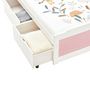 Voir la diapositive 6 : IDIMEX Lit fonctionnel en pin MIA, 90 x 200 cm