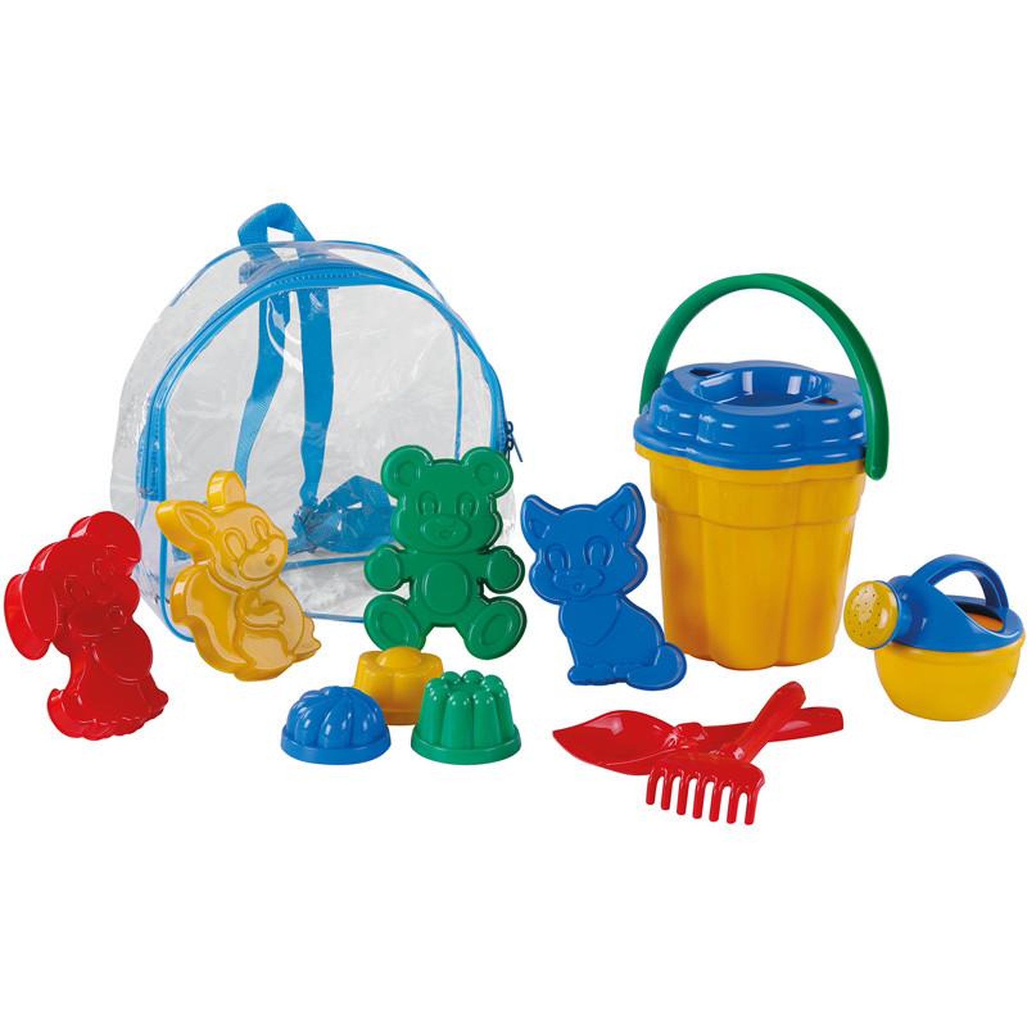 Voir la diapositive 2 : POLESIE SAC SEAU D20CM BLEU +11 ACC POLESIE POI9490WD05