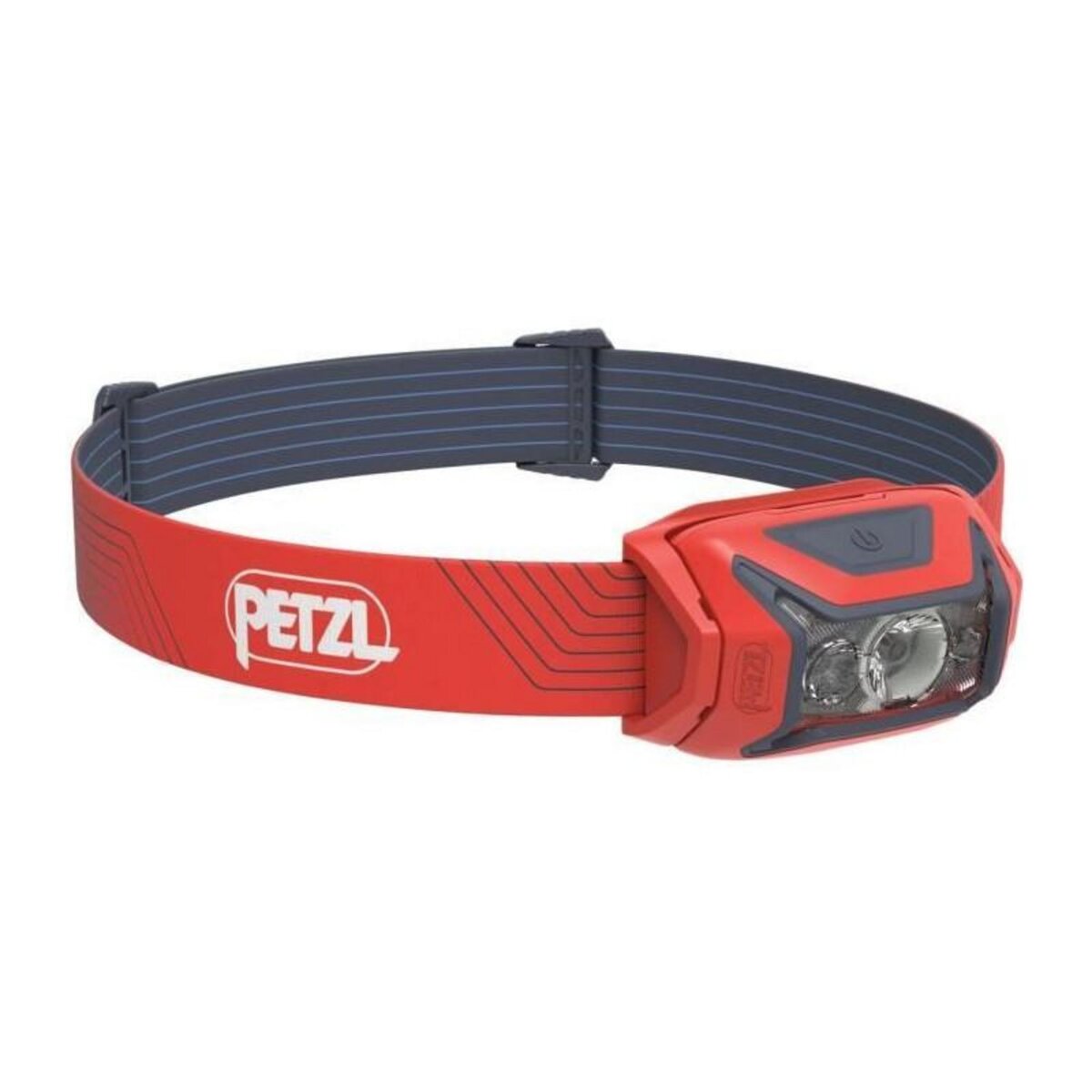 Petzl Lampe frontale - PETZL - ACTIK - Running / Trekking - 450 lumens - 3 piles AAA/LR03 incluses - Rouge