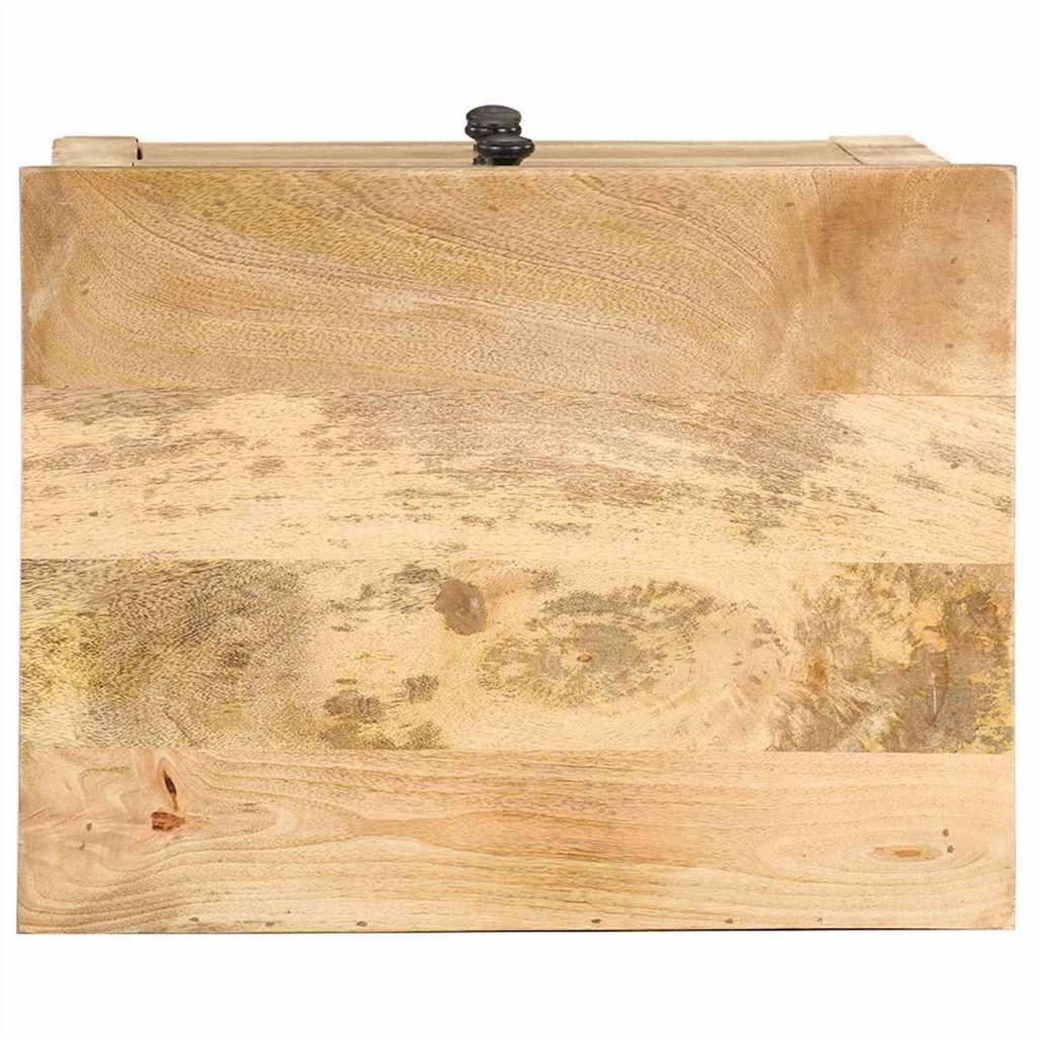 Voir la diapositive 5 : VIDAXL Table de chevet 45x35x60 cm bois de manguier massif