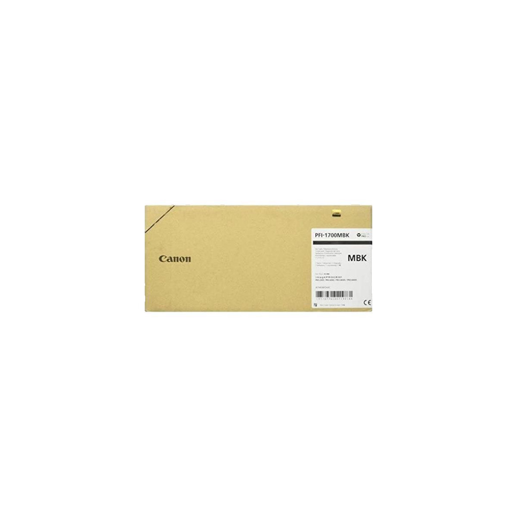 Voir la diapositive 2 : Canon Cartouche d'encre Canon PFI-1700MBK Noir