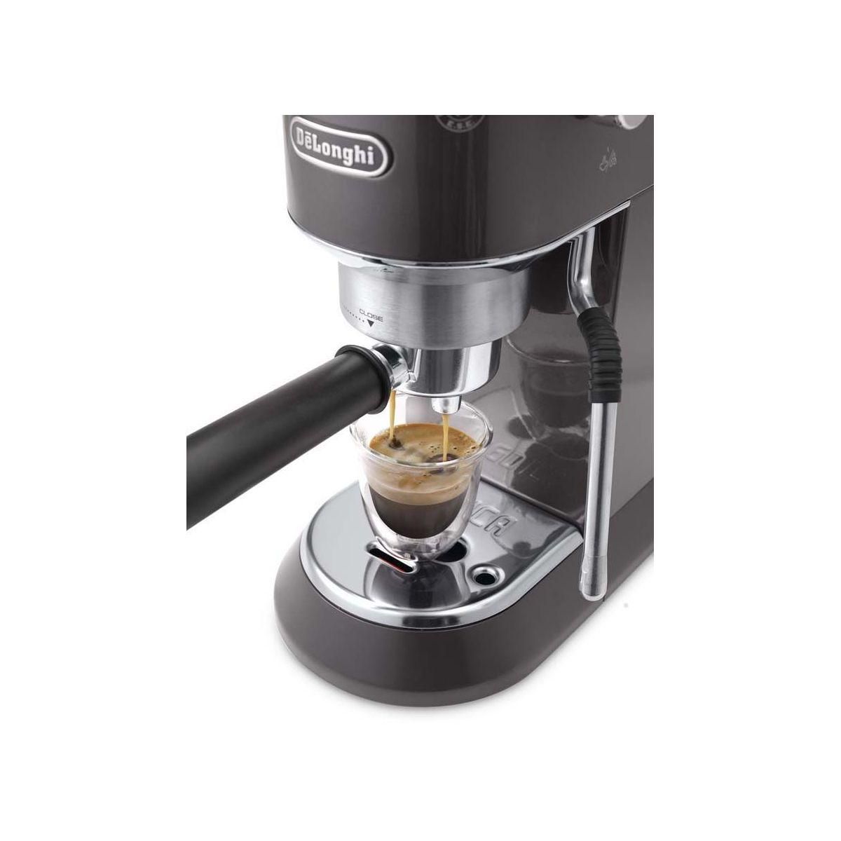 DELONGHI Machine à expresso dedica arte EC885.GY grey metallics