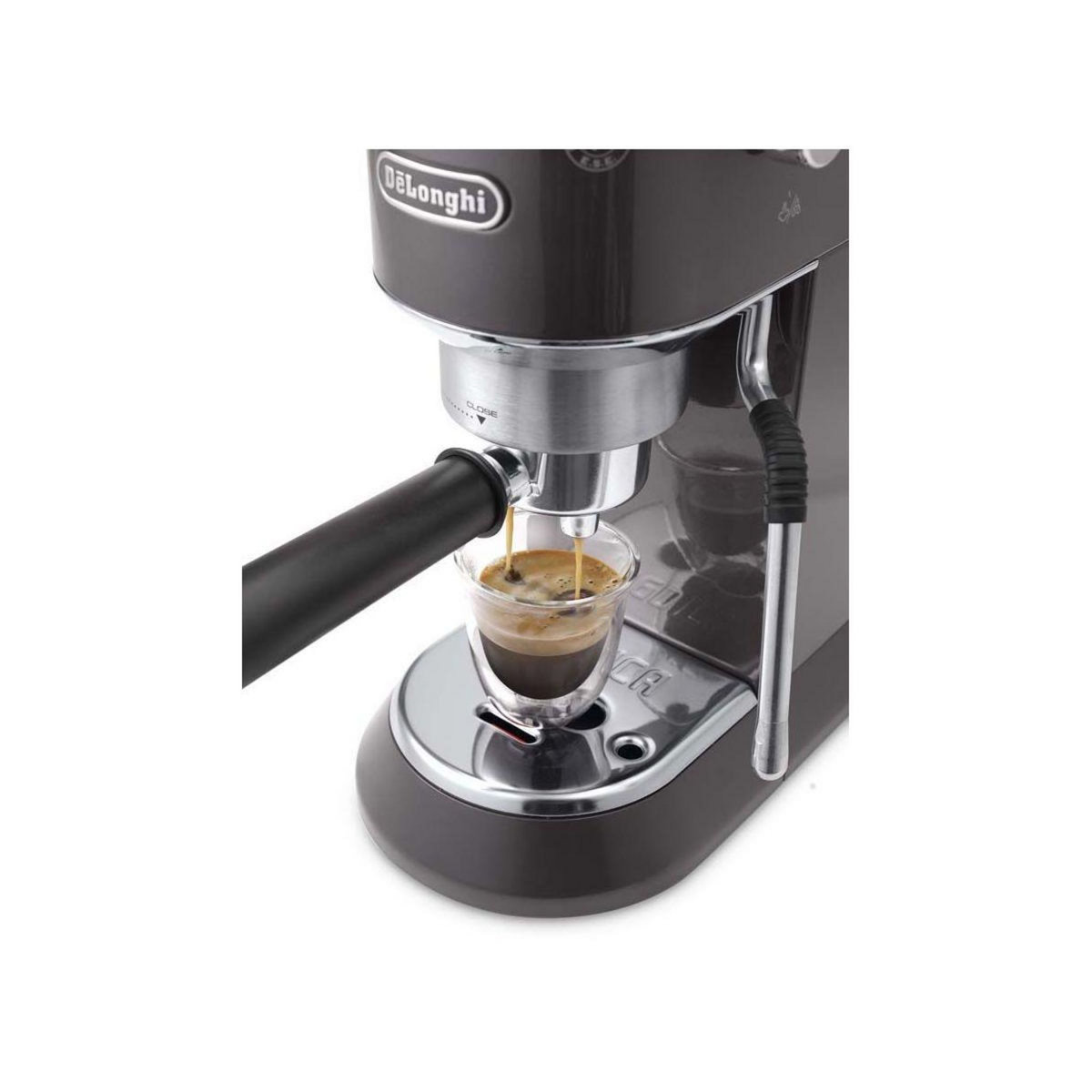 DELONGHI Machine à expresso dedica arte EC885.GY grey metallics