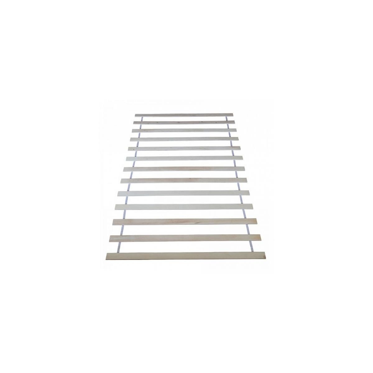 HomeStyle4U Sommier a lattes 90 x 200 en bois massif de pin 13 lattes