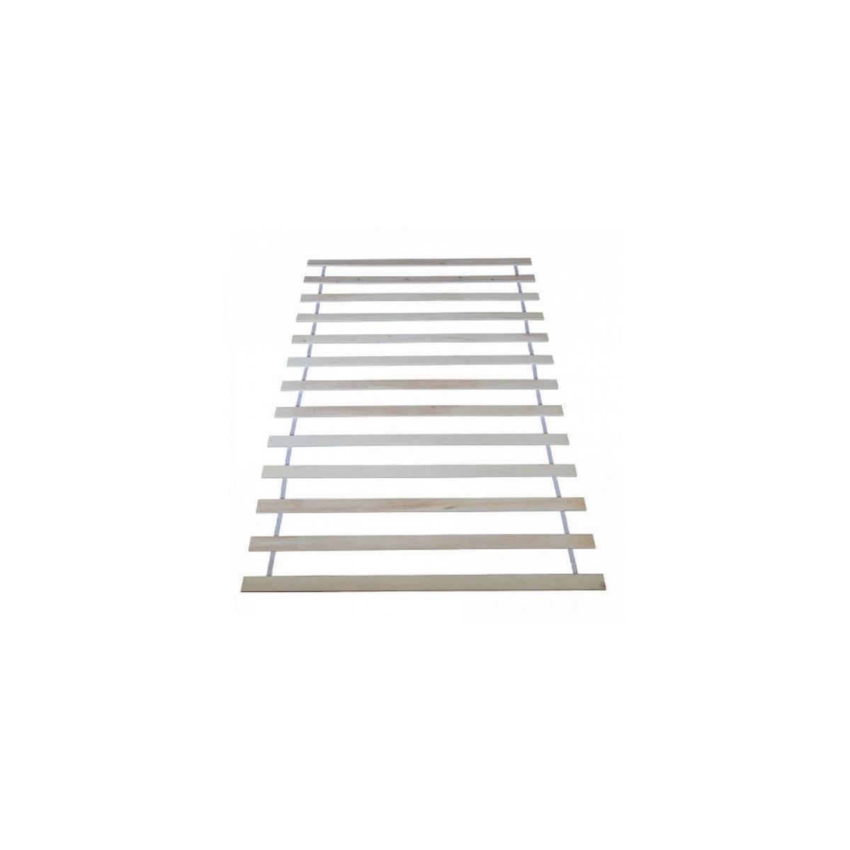 HomeStyle4U Sommier a lattes 90 x 200 en bois massif de pin 13 lattes