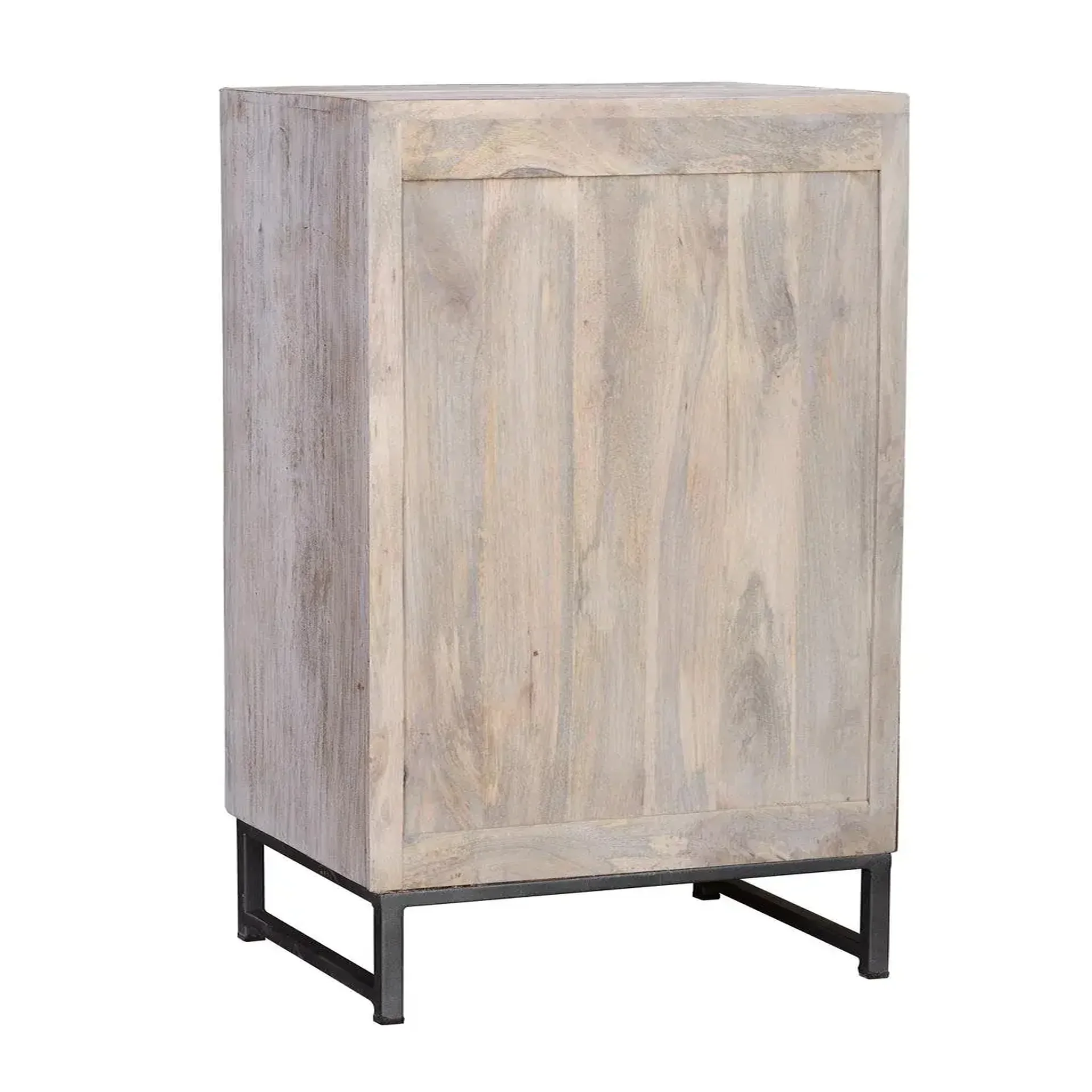 Voir la diapositive 2 : GINER Y COLOMER SL Chiffonnier en bois de manguier 45 cm style ethnique boho sculpté