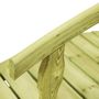 Voir la diapositive 3 : VIDAXL Pont de jardin avec balustrade 170x74x105 cm Pin impregne