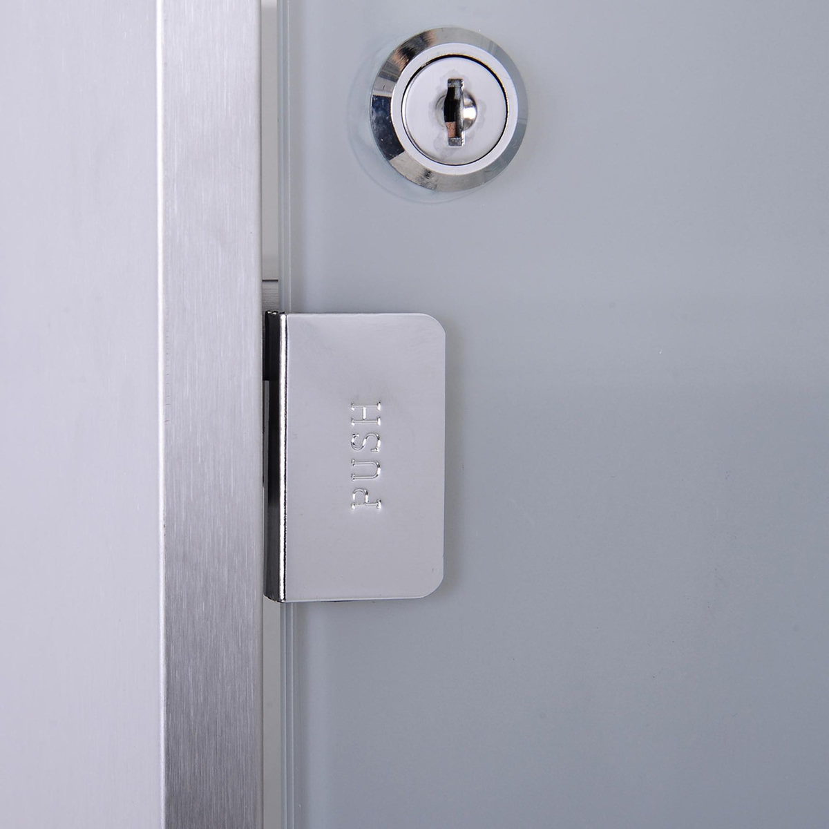 HOMCOM Armoire à pharmacie murale verrouillable 3 niv. acier inox