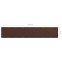 Voir la diapositive 6 : VIDAXL Ecran de balcon Marron 75x400 cm Tissu Oxford