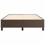 Voir la diapositive 5 : VIDAXL Cadre de lit sans matelas marron 140x200 cm similicuir