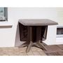 Voir la diapositive 2 : GRILL ME Table - GROSFILLEX - Vega - 118x77 cm - Pliable - Résistante aux intempéries - Taupe