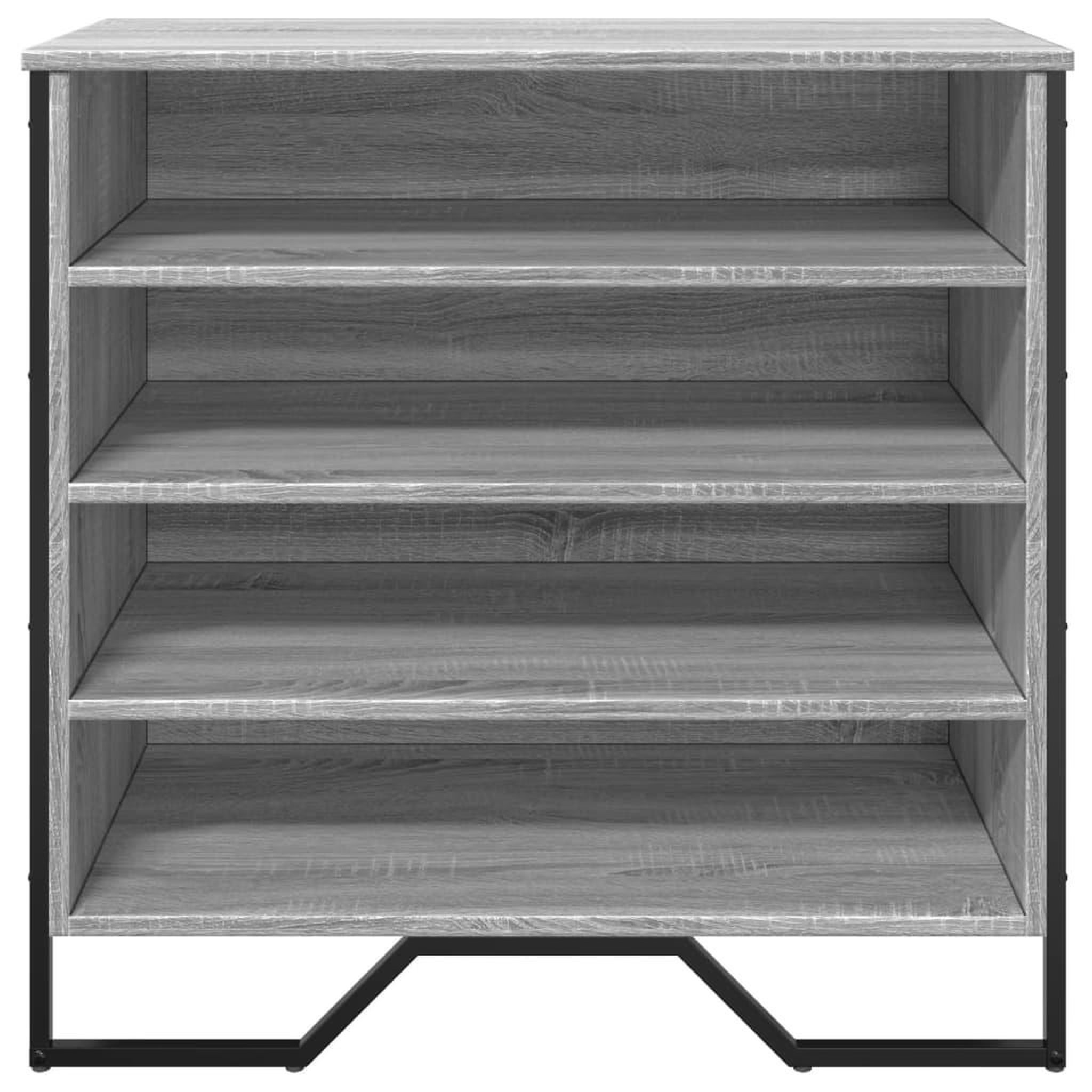 Voir la diapositive 4 : VIDAXL Armoire a chaussures sonoma gris 80x38x78 cm bois d'ingenierie