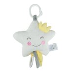 Paris Prix Peluche Musicale Étoile  Essen'Ciel  15cm Blanc