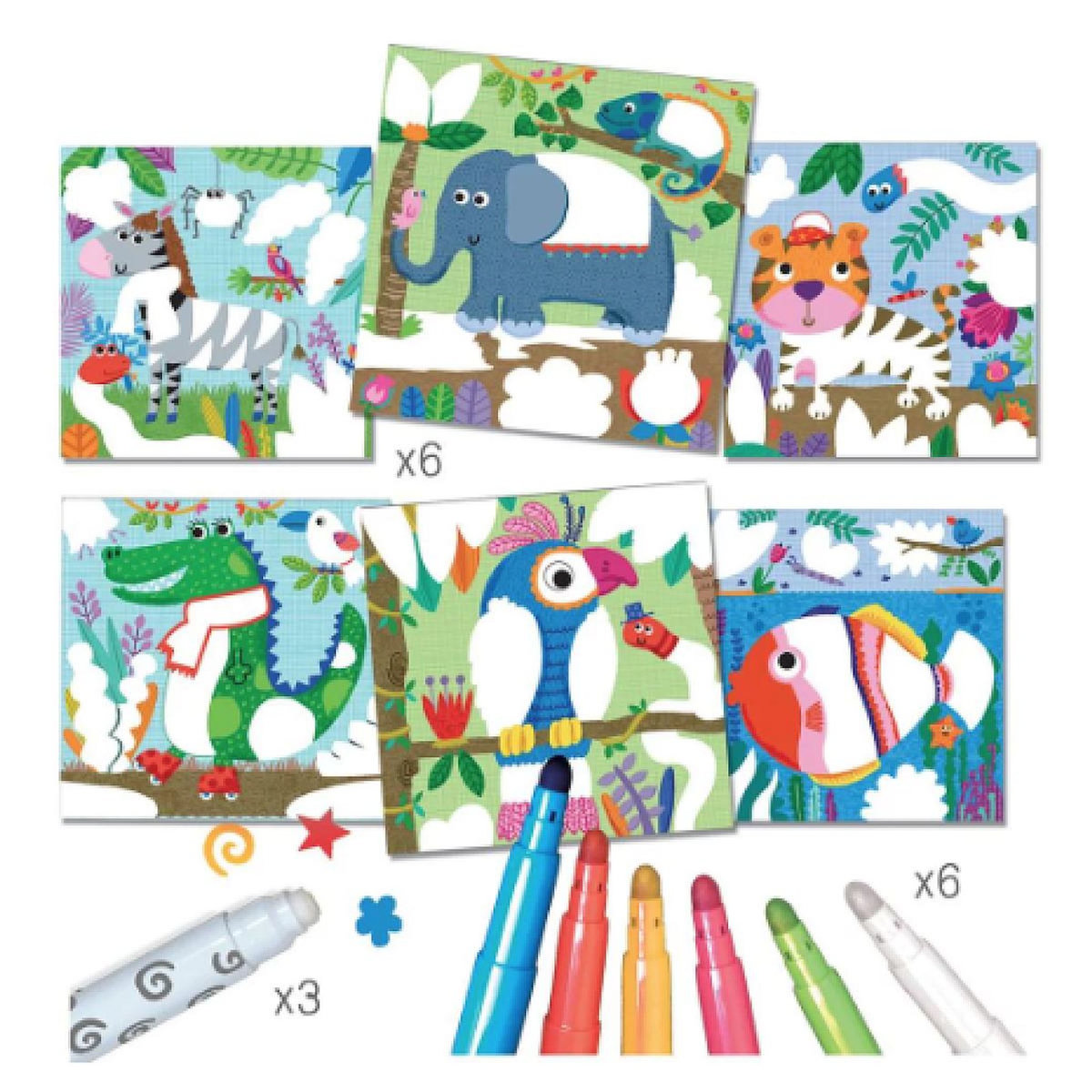 CREALIGN Coloriage magique - Animocolo