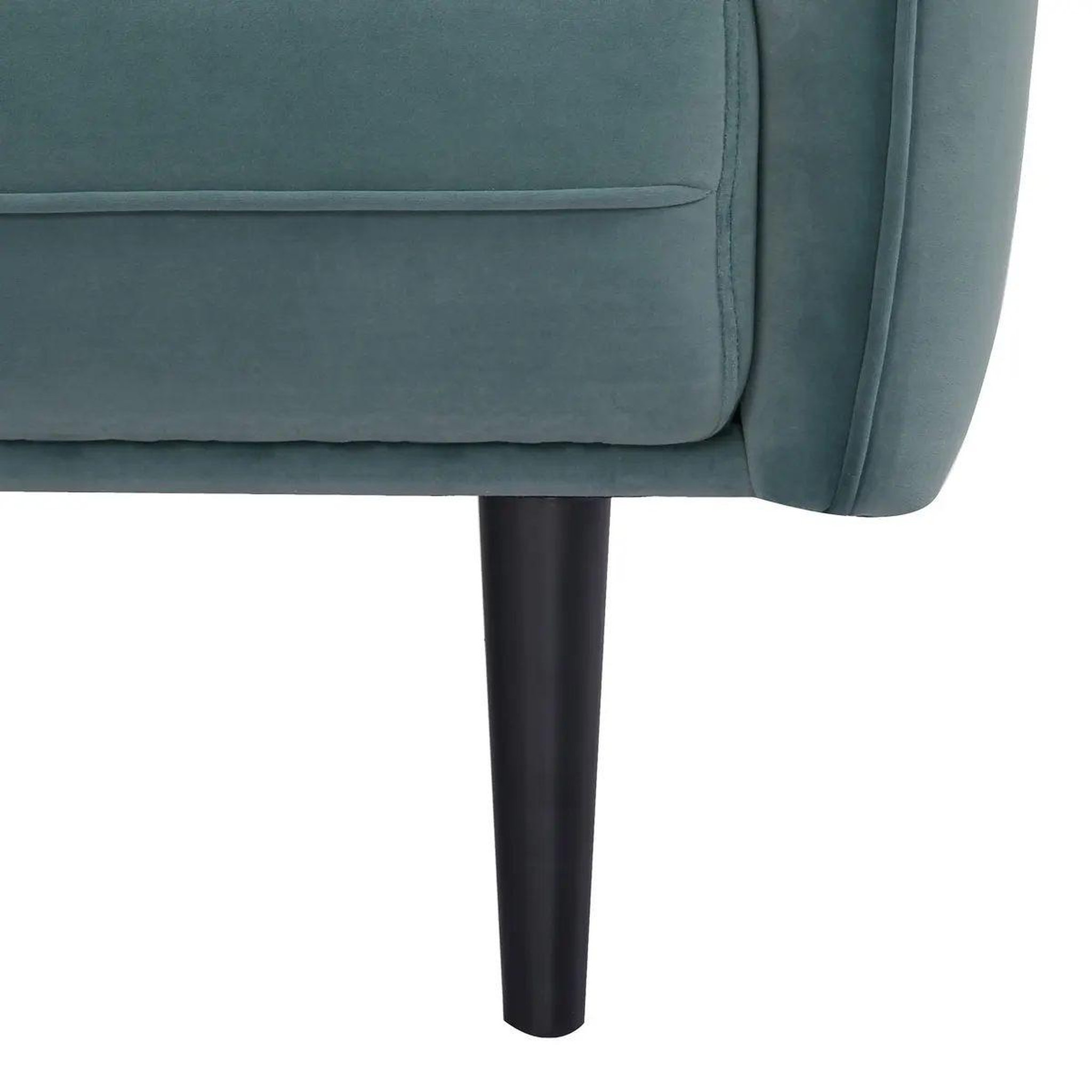 Voir la diapositive 3 : Paris Prix Canapé Convertible en Velours  Daria  198cm Vert