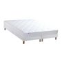 Voir la diapositive 1 : Ensemble matelas mémoire de forme + sommier 2 x 80 x 200 cm+ oreiller + couette TIPHAINE