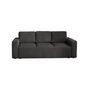 Voir la diapositive 6 : LISA DESIGN Livy - canapé droit convertible - avec coffre - en velours côtelé - 3 places