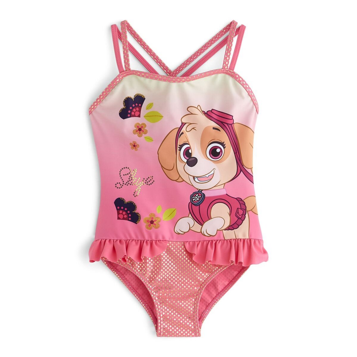 PAT PATROUILLE Maillot de bain 1 pièce fille pas cher 