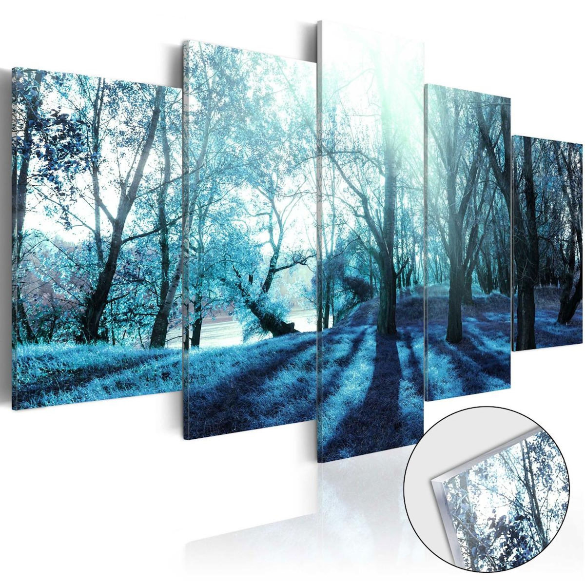 Paris Prix Tableau sur Verre Acrylique  Blue Glade