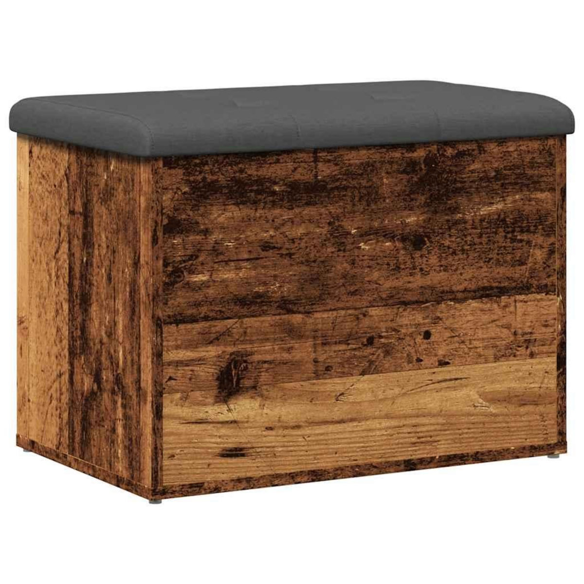 VIDAXL Banc de rangement vieux bois 62x42x45 cm bois d'ingenierie
