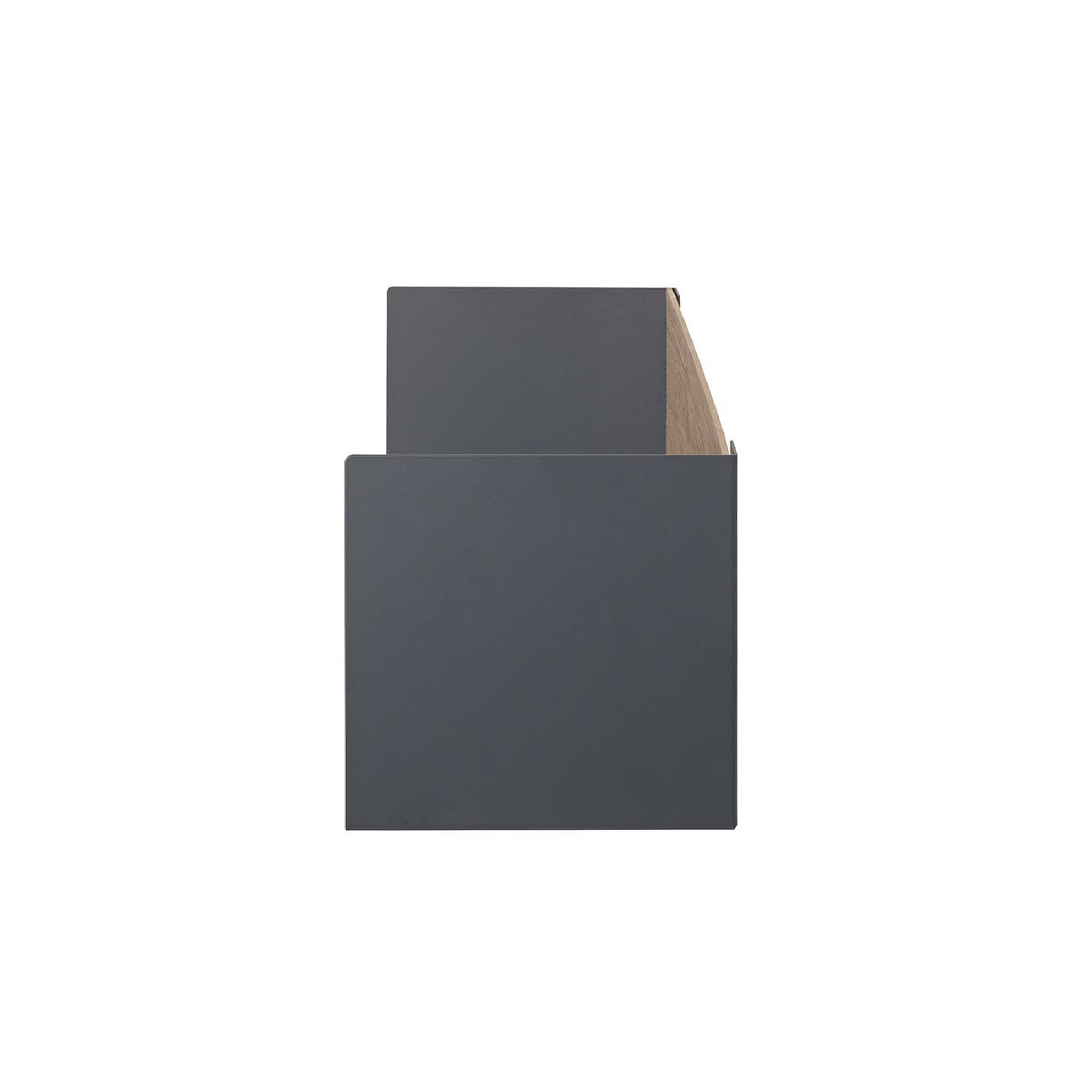 Voir la diapositive 4 : Paris Prix Étagère murale design  korfu  45cm anthracite & chêne