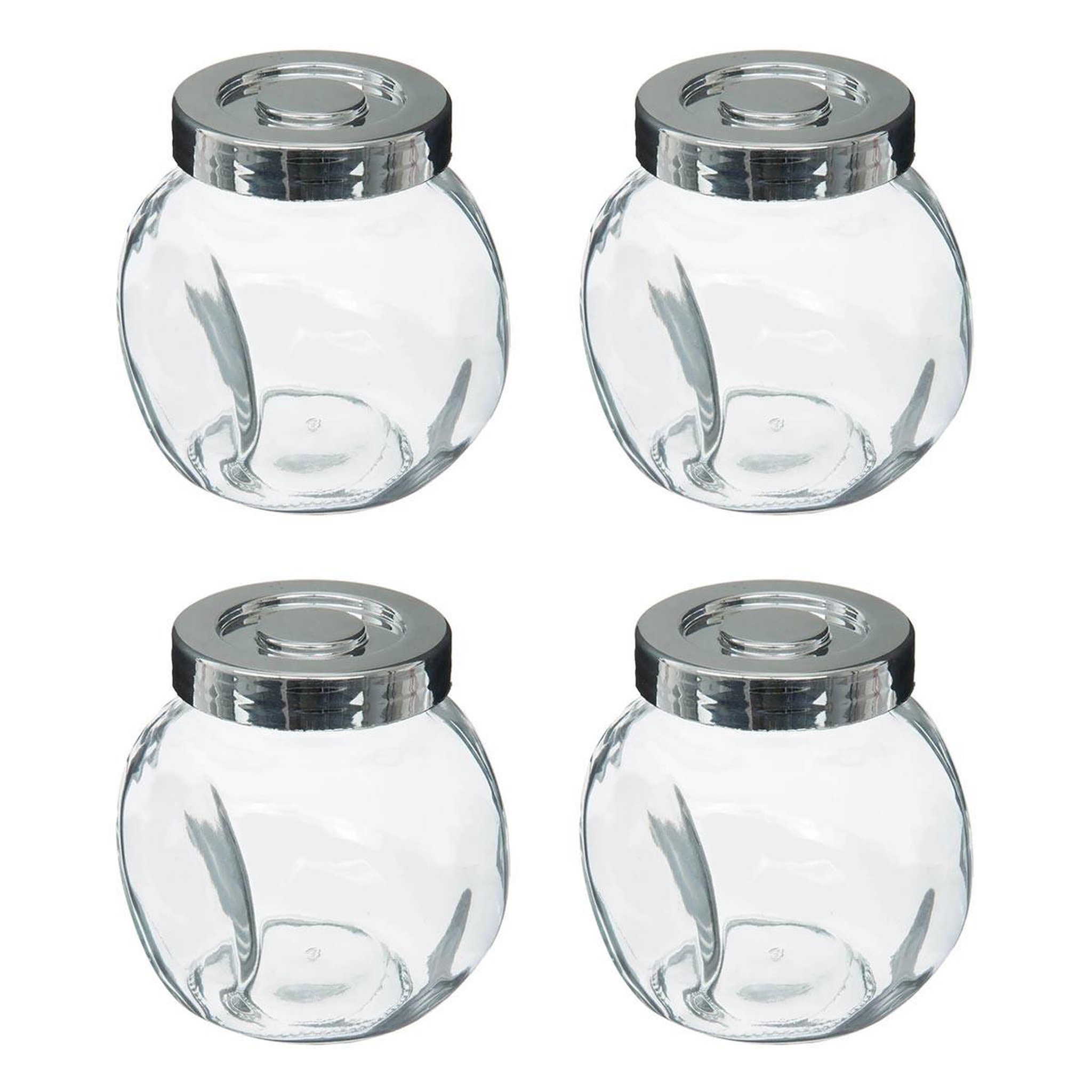 Voir la diapositive 1 : FIVE Lot de 4 Bocaux à Épices  Loupa  200ml Transparent