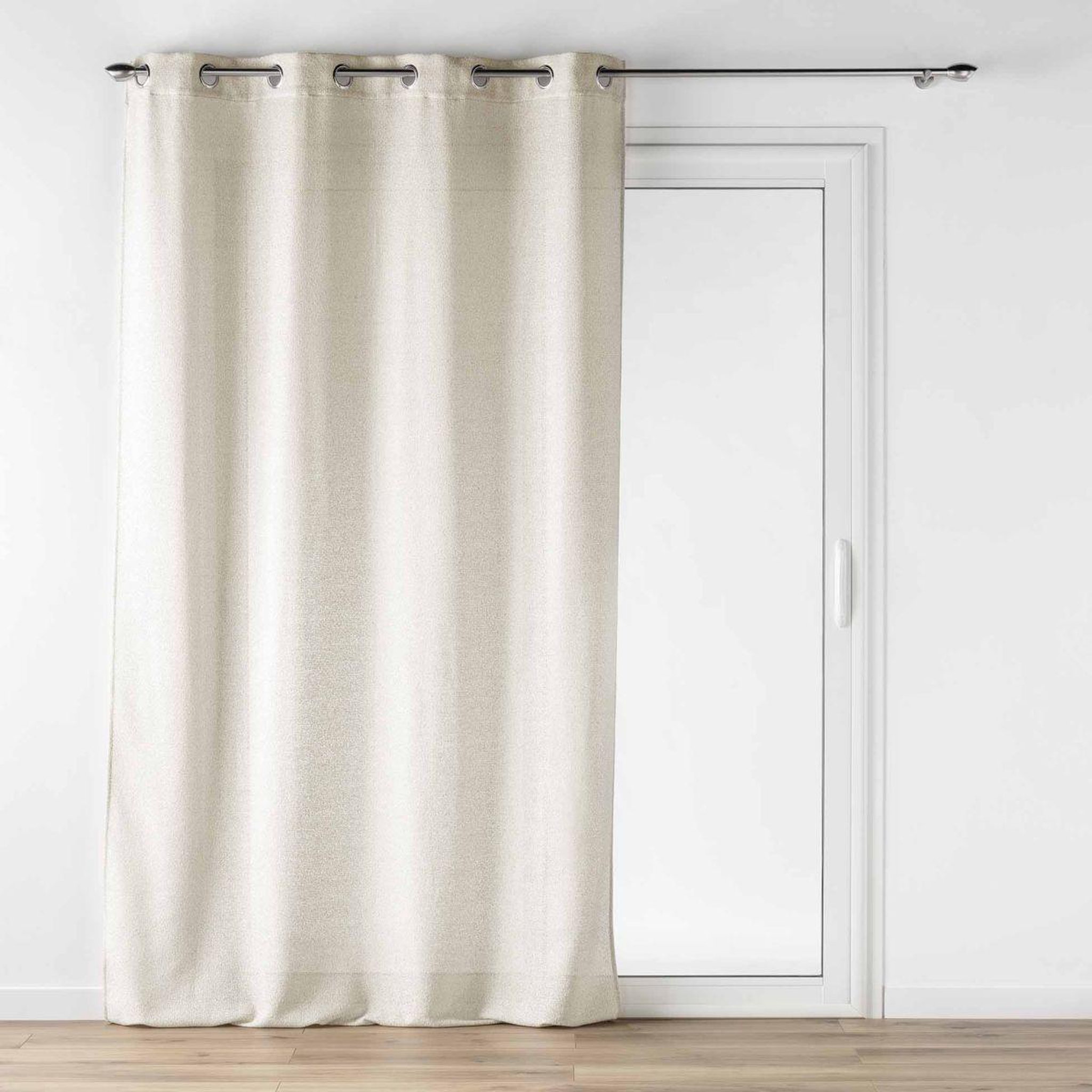 Douceur d'Intérieur Rideau voilage à œillets  loulaine  140x280cm lin