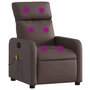Voir la diapositive 2 : VIDAXL Fauteuil de massage inclinable Marron Similicuir