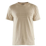 BLAKLADER T shirt imprimé 3D à manches courtes beige TS BLÅKLÄDER 353110422509S