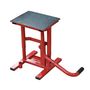 Voir la diapositive 4 : HOMCOM Lève moto béquille d'atelier stand moto tout-terrain moto cross supermotard hauteur réglable rouge et noir