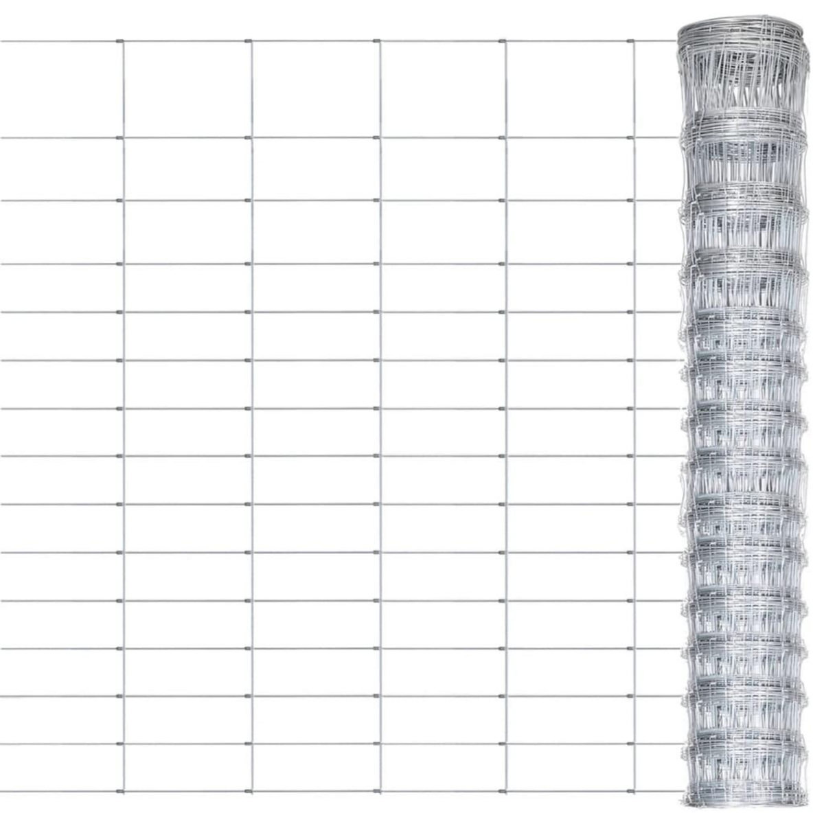 VIDAXL Cloture de jardin Acier galvanise 50x1,6 m Argente