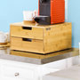 Voir la diapositive 5 : SOBUY Boîte de rangement à tiroirs en bambou 31x30x18cm FRG82-N
