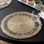 Voir la diapositive 3 : SECRET DE GOURMET Set de Table Déco  Spring Water  38cm Naturel