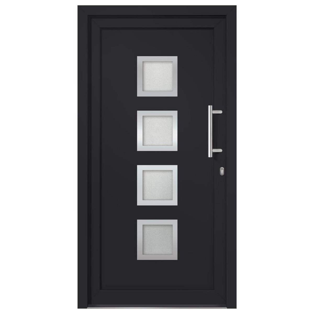 VIDAXL Porte d'entree Anthracite 98x190 cm