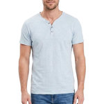 PANAME BROTHERS T-shirt Bleu Homme Paname Brothers TAZIO. Coloris disponibles : Bleu
