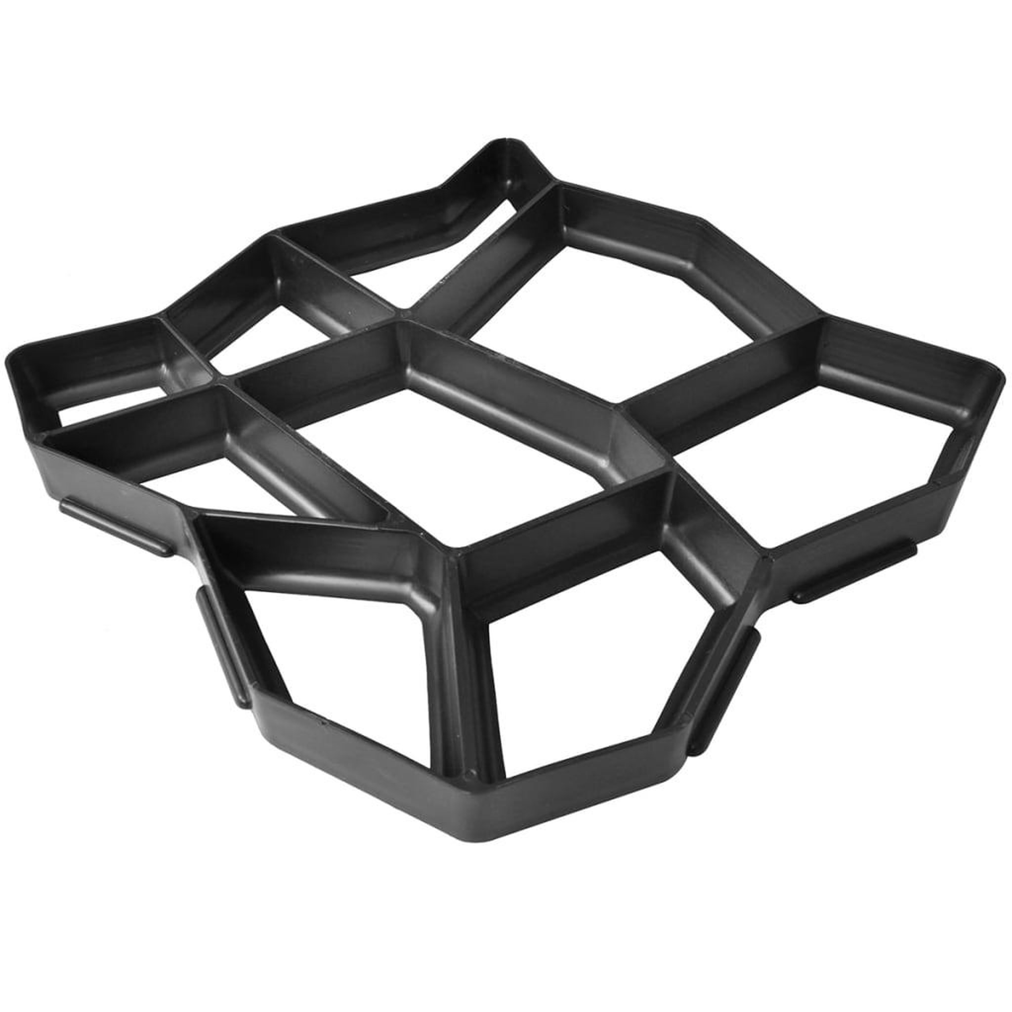Voir la diapositive 4 : VIDAXL Moule de pave de jardin 42 x 42 x 4 cm 2 pcs