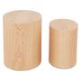 Voir la diapositive 3 : Paris Prix Lot de 2 Tables d'Appoint en Bois  Ibla  48cm Naturel