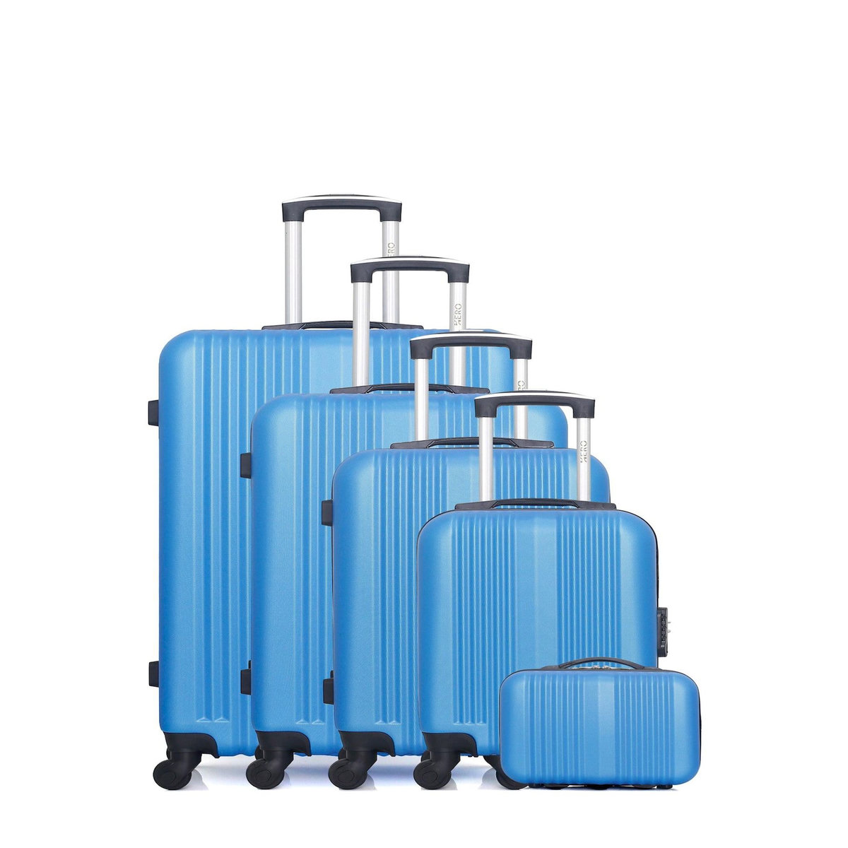 HERO HERO - Set de 5 Valises LIPARI-U 75 cm 4 Roues