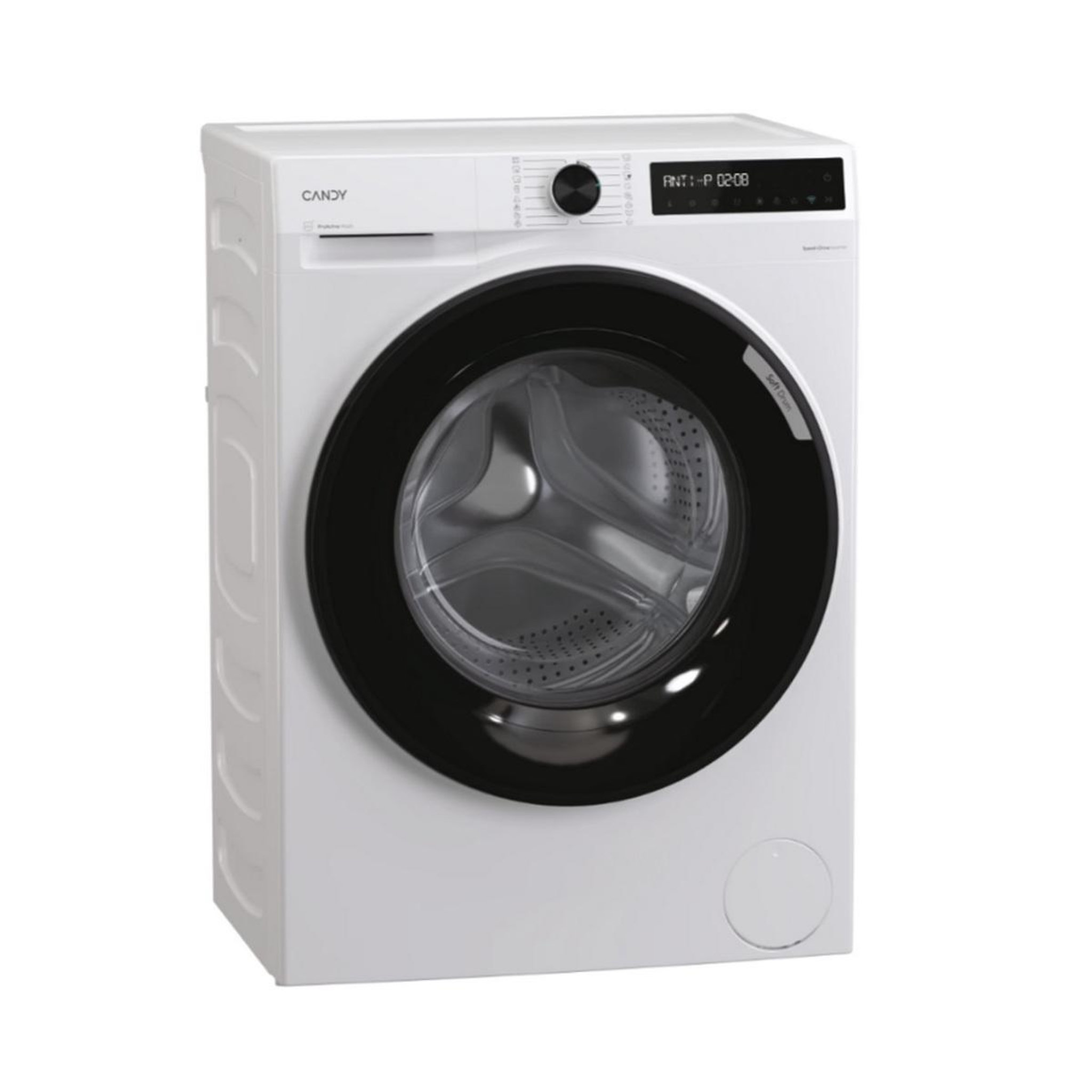 Voir la diapositive 4 : Candy Lave-linge frontal 12kg 1400tours/min blanc - br412bl8-s