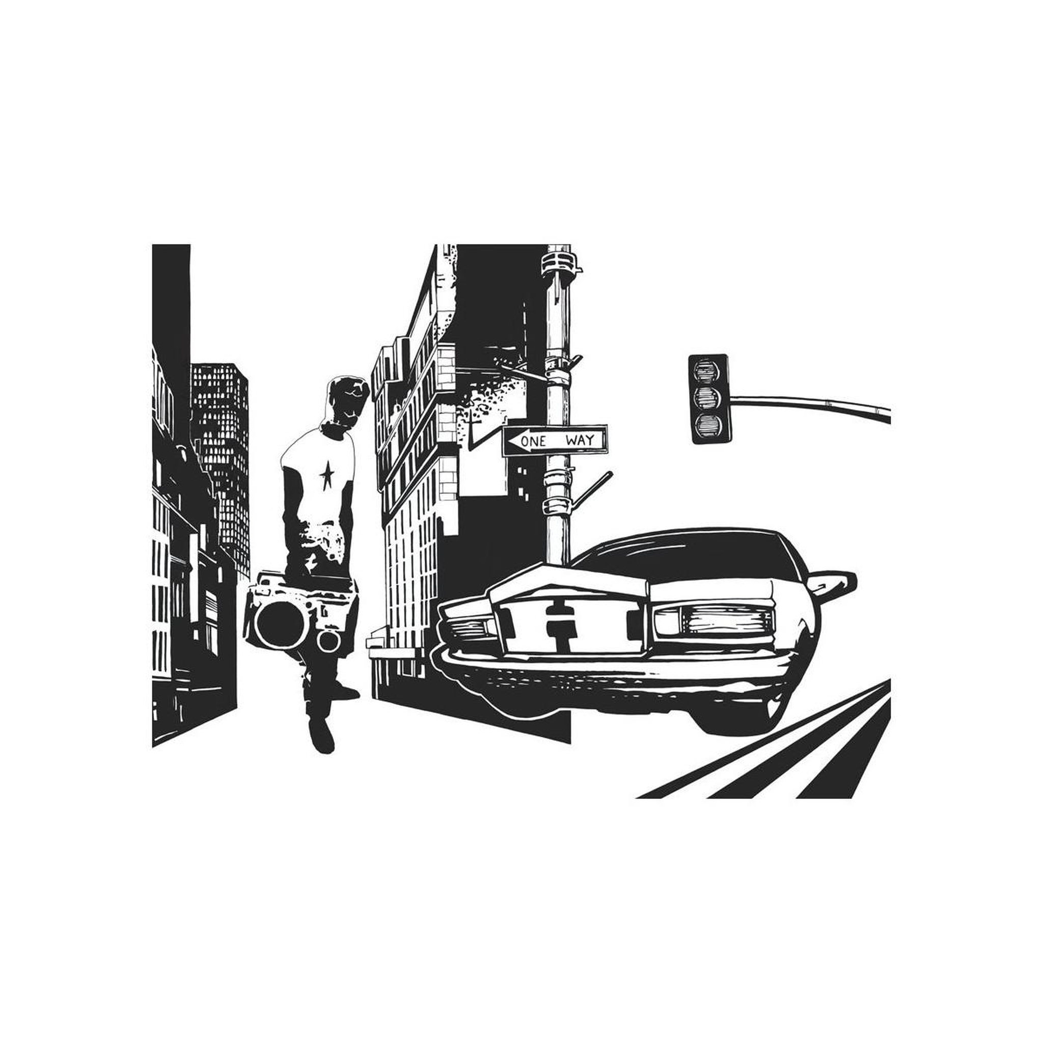 Voir la diapositive 2 : Paris Prix Papier Peint  Style Urbain