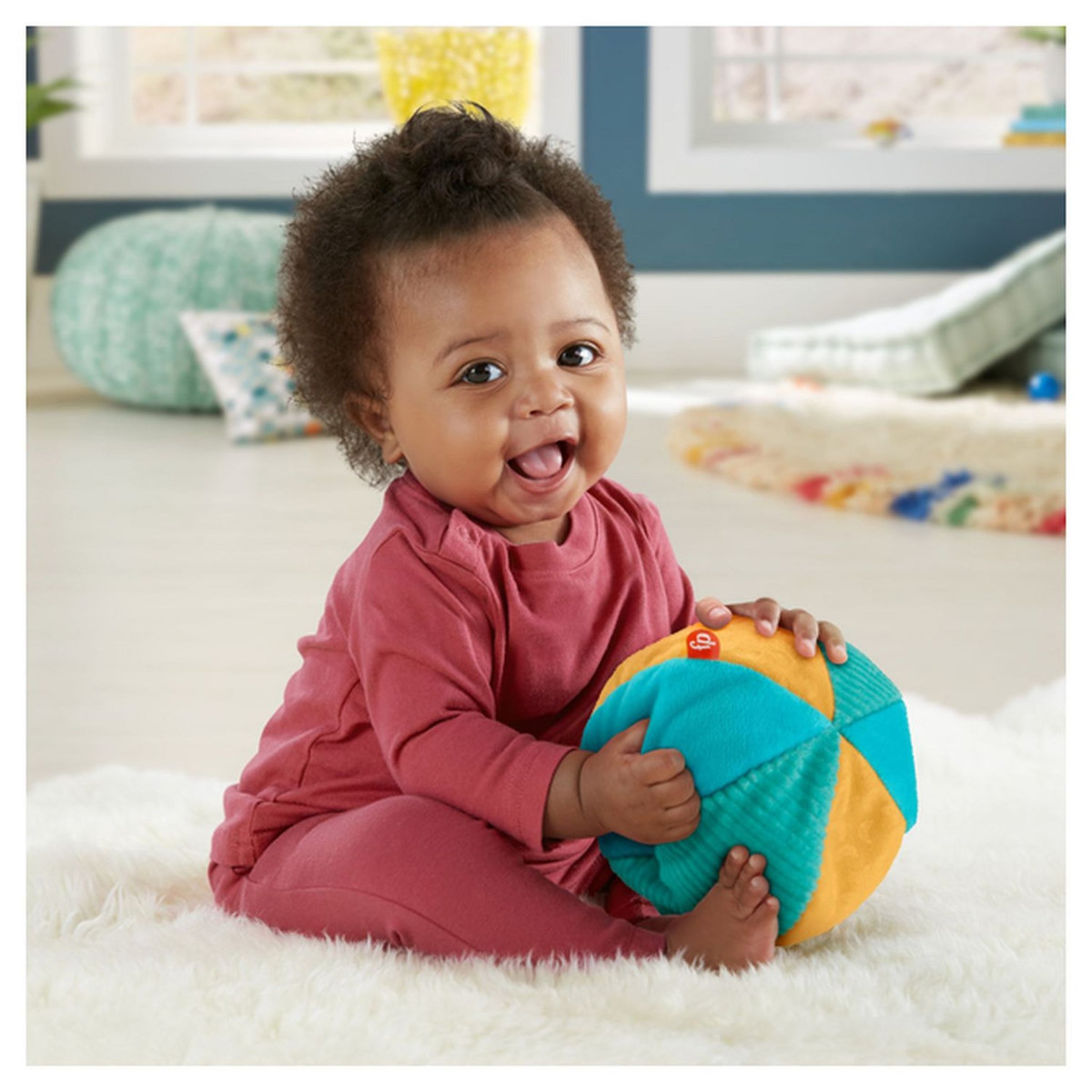 MATTEL Fisher-Price Singe balle d'activités 2 en 1