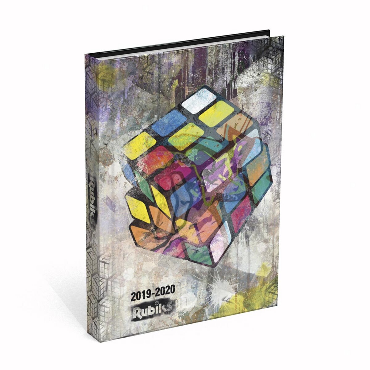  Agenda scolaire 12,5x17,7cm marron Rubik's 2019-2020