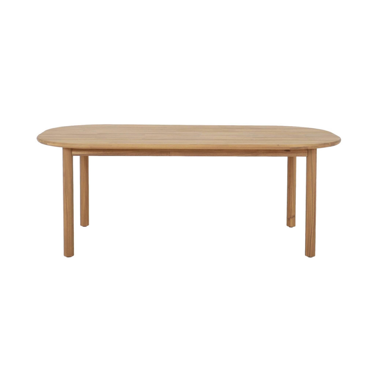 SWEEEK Table de jardin rectangulaire bois d'acacia 6 places naturel - Sorrento