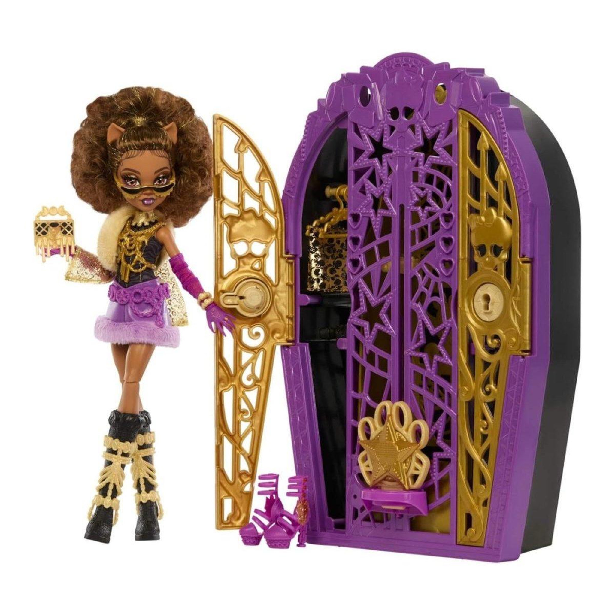 MATTEL Poupée monster high  jbg80 skulltimate secrets - clawdeen wolf